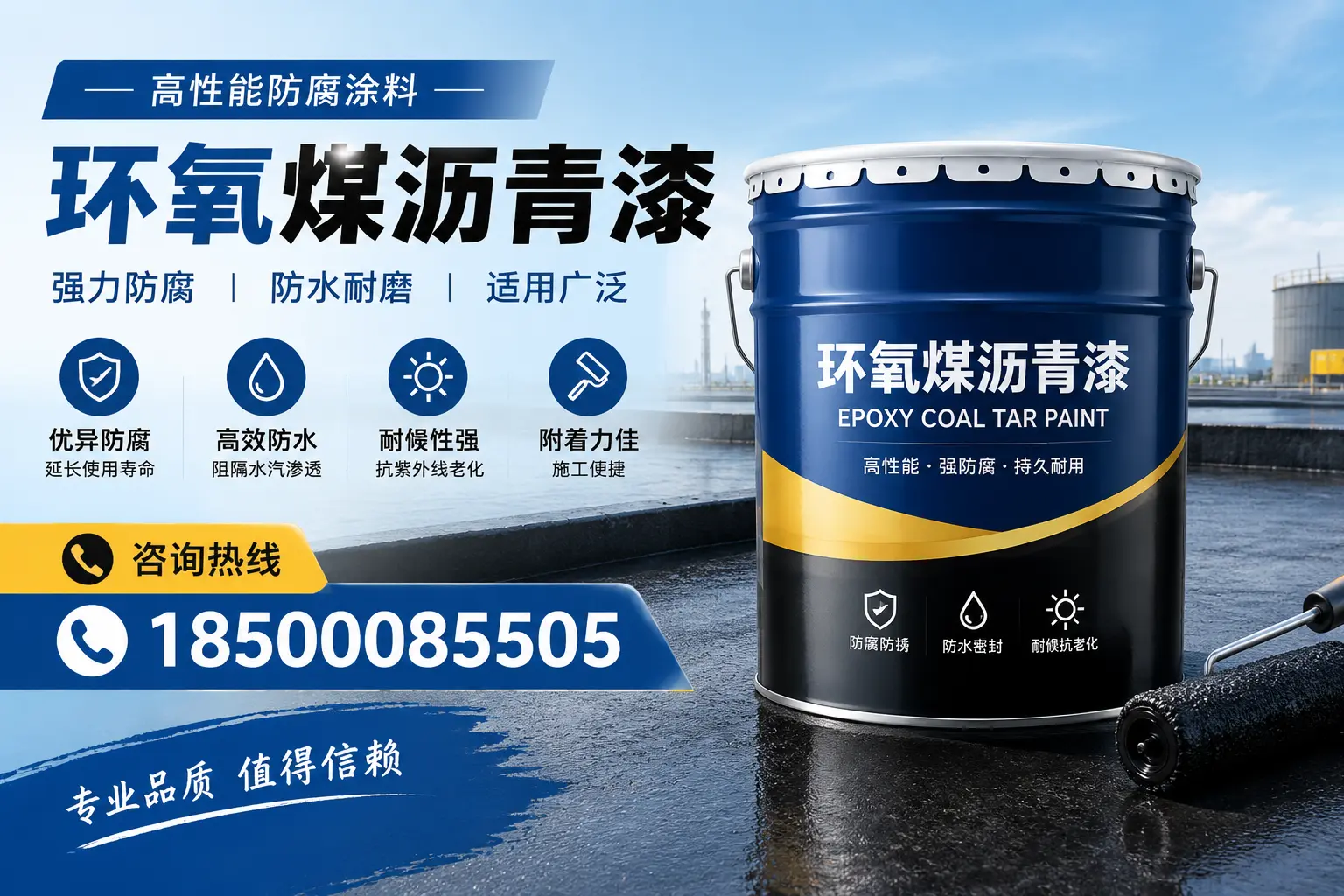环氧煤沥青漆的主要成分与功能，张掖用户深度了解